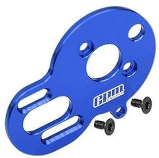 GPM Racing Aluminium 7075 Alloy Motor Plate for LOSI 1/24 Micro-B 2WD Buggy RTR-LOS00007 Upgrade Parts - Blue