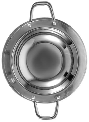 Cabilock Juego De 2 Platos Para Refrigerios De Acero Inoxidable Con Asas Redondas De Calidad Hotelera Resistentes Y Fáciles De Usar Para Fiestas