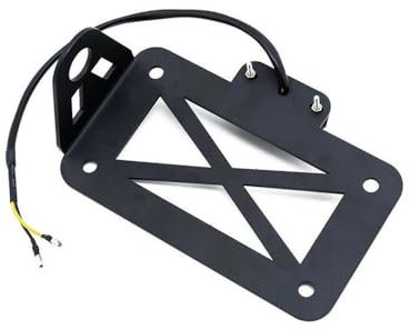 For Chopper For Bobber Motorcycle Rear License Plate Holder Bracket With Light Tail Tidy Fender Eliminator