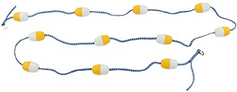 Float Lane Line 5 m 7 cm PVC Réutilisation Simpool Corde de séparation de sécurité pour piscine intérieure Améliorer la sécurité Compétition normalisée Prévenir la turbidité Installation facile