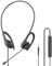 3.5mm Wired Open Ear Headphones with Mic Ear Hooks Sport Headphones in-Line Control Air Conduction Wired Stereo Headset Noise Cancelling for Calls Work Office Driving Jogging