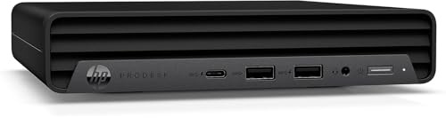 HP Mini-PC Desktop-Computer ProDesk 600 G6, Prozessor Core i5-10400T, RAM 16 GB, SSD 240 GB, Win 11 Pro (Generalüberholt)