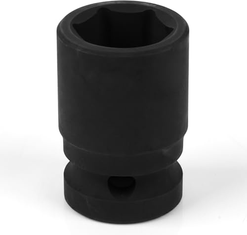 Llave de Vaso Hexagonal de 17mm/36 mm de Alta Precisión, Conector de 1/2, Acero al Cromo Vanadio, para Llaves de Impacto y Dinamométricas, Uso en Máquinas Pesadas y Vehículos Comerciales ﻿ ﻿ (17mm)