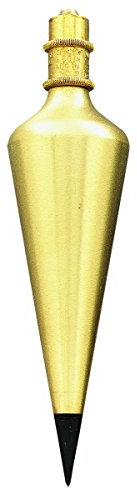 General Tools 800 16 Brass Plumb Bob, 16 Ounce
