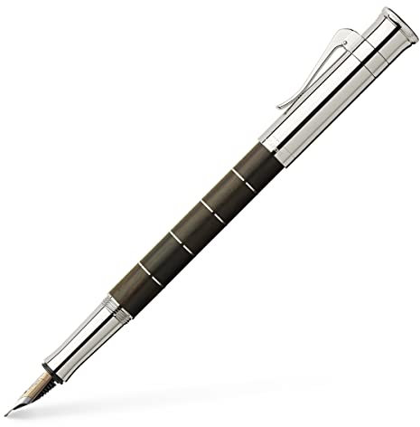 Graf von FABER-CASTELL 145800 - Füllfederhalter Classic Anello Grenadill, Federbreite M