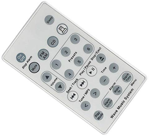 Replacement Remote Control for Bose Wave Radio/CD Music System AWRCC1 AWRCC2
