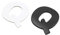 sourcing map Schwarzer Metall-Q-Buchstaben-Alphabet-Aufkleber, Emblem Abzeichen, Aufkleber für Auto