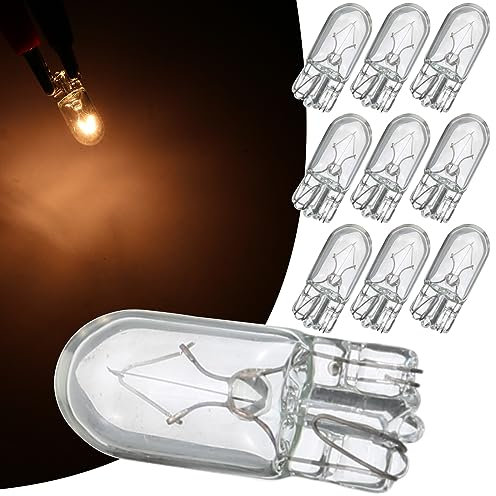 CORMAR LUCI DI POSIZIONE 10 PEZZI LAMPADE LAMPADINE TUTTO VETRO T 10 12V 5W T10 W5W