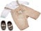 BABY born Trachten-Outfit aus Hose, Hemd und Schuhen für 43 cm Puppen, 828755 Zapf Creation