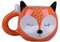 Winkee - Tasse de renard endormi | La jolie tasse à café et tasse à thé en grand | Tasse XXL d'environ 450 ml | Tasse à café mignon | Cadeau pour anniversaire, rentrée des classes, Noël