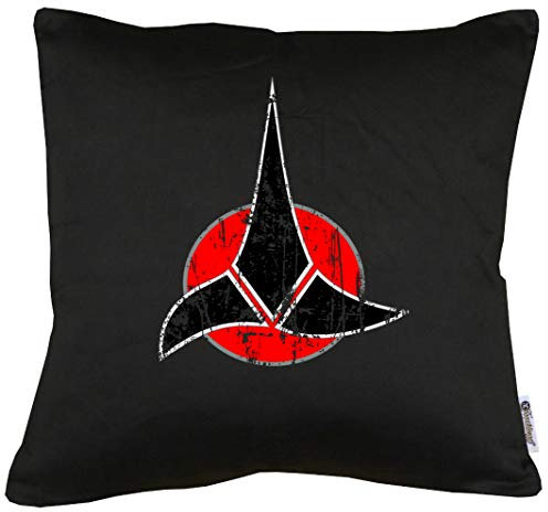 TShirt-People Klingonen Symbol Kissen mit Füllung 40x40cm