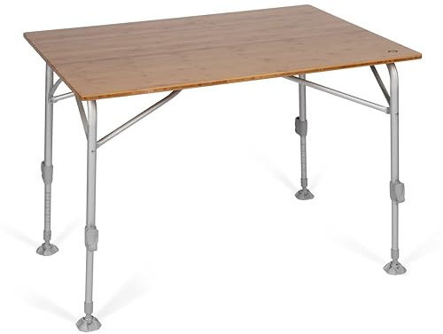 DOMETIC - Bamboo Tisch groß - Zeltzubehör - Camping Zubehör - Campingtisch - Reise Gadgets - Braun