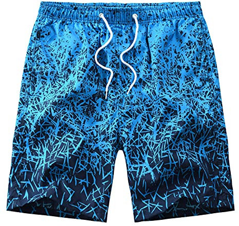 Herren Badehose Flamme 3D Print Hawaii Bermuda Surf Board Strand Badeshorts Sportshorts Sommer Shorts Schnelltrocknend Schwimmhose für Jungen Männer Kurz Hose Große Größe Boardshorts Trainingshose