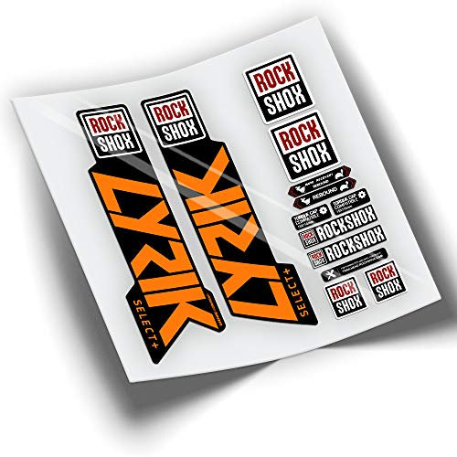 ROCKSHOX Lyrik Select Plus 2021 WP374 Gabel Aufkleber orange
