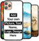 Personalised Phone Case for iPhone 12 | 12 Pro, Add Text, Picture, Designs, Business Logo on Shockproof TPU Bumper back Cover Customised Gift idea for Birthday, Wedding, Anniversary, Special Moments