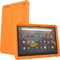 TECHGEAR Bumper Case fits All New Amazon Fire HD 10 13th & 11th Generation, 2023 & 2021, Rugged Shockproof Soft Silicone Easy Grip Case with Screen Protector [Orange] - Kids & School Friendly Case