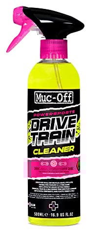 Muc-Off Detergente per Trasmissione Moto, 500 Millilitri - Spray Sgrassante Biodegradabile per Tutti Gli Usi - Adatto per Motocicli, Quad e ATV