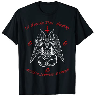 Sigil of Baphomet - Satanic Lucifer Beelzebub T-Shirt