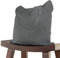 ELES VIDA Baumwolltasche 38x42 cm unbedruckt, zwei lange Henkel OEKO-TEX® Stofftasche, Tragetasche, Baumwollbeutel, Einkaufstasche, Jutebeutel, Stoffbeutel Einkaufsbeutel Stahlgrau