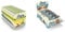 TREK High Protein Flapjack Smooth Lemon - Gluten Free - Plant Based - Vegan Snack - 50g x 36 bars & Protein Power Bar Millionaire Shortbread - Plant Based - Gluten Free - Vegan Snack - 55g x 16 bars