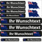 INDIGOS UG Fahrrad Aufkleber Neuseeland - 13 Fahnenaufkleber wehend - Sticker selbst gestalten - Autoaufkleber- Motorrad - Namensaufkleber wasserfest personalisiert - Wunschtext