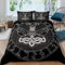 WIKINGER Bettwäsche 135x200 cm 4teilig Jungen 100% Mikrofaser Sommer Weiche Winter Warm Kinder Bettbezüge mit Reißverschluss 3D Viking Wolf Bettbezug mit 2 Kissenbezüge 80x80 cm