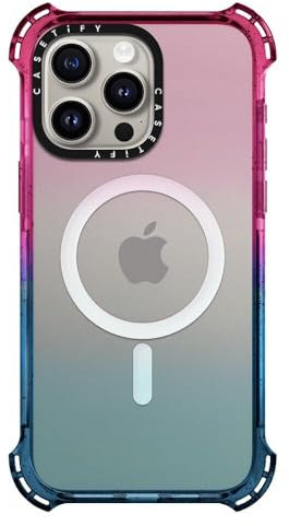 CASETiFY Bounce Case for iPhone 15 Pro Max [6X Military Grade Drop Tested / 21.3ft Drop Protection/Compatible with Magsafe] - Cotton Candy
