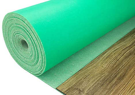 Restposten! 10qm Nostra Trittschalldämmung 2mm Stärke - perfekte Trittschallwerte unter schwimmend verlegten Holzböden, hohe Belastbarkeit, PU-Schaum mit integrierten Vlies - NostraSilent