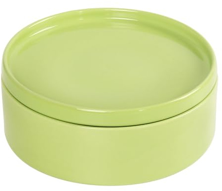 jinsongdafa Ensemble de mini cocotte en céramique blanche de 652 g avec couvercles, plat de cuisson en grès résistant aux éclats et aux fissures, passe au micro-ondes, lave-vaisselle, four,