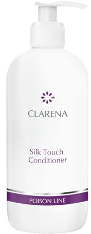 Clarena - Emollienter Haarspülung 500 ml - Silk Touch Conditioner - Feuchtigkeitsspendende Spülung mit Seide und Peptiden - Für alle Haartypen - Für trockenes und geschädigtes Haar