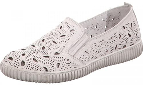 Gemini Damen Slipper in Weiß, Größe 40