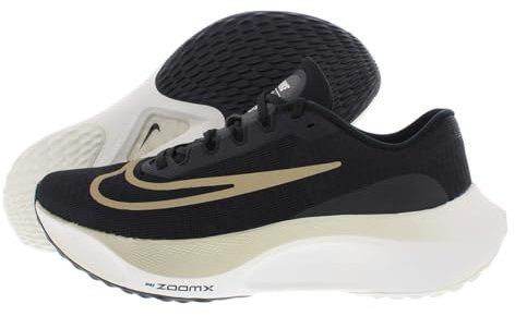 Nike Herren Low-Top Sneaker, Schwarz/Segel/Metallic-Goldmaserung, 42.5 EU