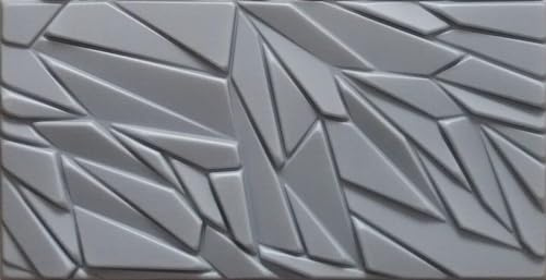 Deccart Pannelli murali decorativi per pareti 100x50 cm XPS Grigio 0,50 m² | Pannello decorativo 3d, polistirolo da parete soffitto, 3d wall panel, Decorazione muro