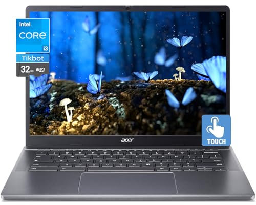 Acer-Chromebook Touchscreen-Laptop 14inch FHD IPS Display - Intel Core i3-N305 - Wi-Fi 6E - USB C - Long Battery Life - Google Chromebook 2024 - School Student (8GB RAM |512GB PCIe SSD+32G SD Card)