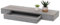 Mendler Wandregal HWC-H37, Schweberegal Wandboard H�ngeregal Regal, Schublade Massiv-Holz 8x80x25cm - grau, Shabby