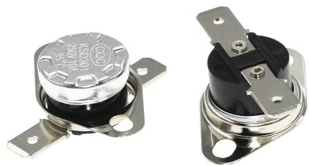 KSD301 250V 10A Normalmente Aperto/Normalmente Chiuso NO Termostato Interruttore di Controllo Termico della Temperatura Gradi C 0-95 Gradi Celsius(30 Degree,Normally closed)