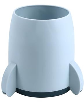 Itkcozcg Fournitures de bureau, pot à crayons haute capacité pour étudiant, pot à crayons, pinceaux de maquillage, tasse pour la maison, le bureau, l'école, bleu, 10*10.3CM, Fournitures de bureau