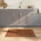 ILLUCIONE Teppich aus natürlichem Bambus, Teppich Rechteckig Braun 70x100 cm Bambus Teppich rutschfest Bambus-Boden-Teppich Strapazierfähig und langlebig für Bad Küche Wohnzimmer Flur