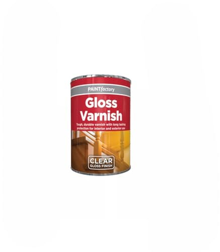 YSAMAX Clear Gloss Varnish Tin Paint, Durable and Weather-Resistant Properties, Shiny, Mirror-Like Finish, Fast Drying Formula, Versatile Uses, 300ML, (1PCS)