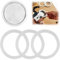 4 PCS Espresso Maker Replacement Parts Gasket Compatible with Bialetti Gasket Espresso Maker Includes 3 Silicone Gaskets and 1 Filter for 6 Cup Stovetop Coffee Makers