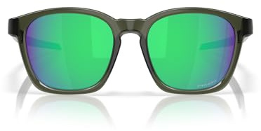 Oakley OO9507D Bügel-Sonnenbrille, polarisiert, quadratisch, Olivgrün/Prizm Jade, 52 mm