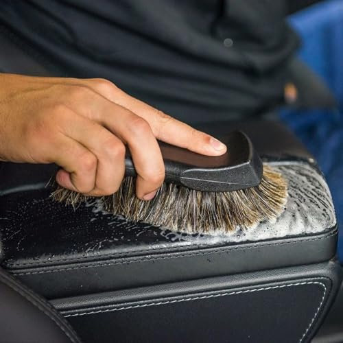 Auto Rosshaar Leder Reinigungsbürste Detail Bürste Detail Reinigung Waschen Werkzeug, Für Reinigung Auto Rad, Auto Kühlergrill, Lüftungsschlitze