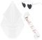 Augesak 3 Stück JGA Accessoires Frauen- JGA Schleier Braut, Herz Sonnenbrille Perle, Bride to Be Schärpe, JGA deko Frauen für Junggesellenabschied Hochzeitsfotografie und Brautparty