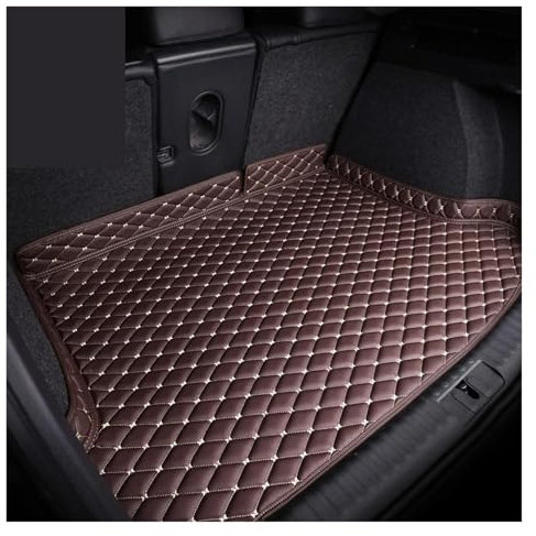 Auto Kofferraummatte Für 5 Series 535i 5 Series E60 E61 5 Series 5 GT 5 Series E61 for Wagon Spezielles Heckklappenpolster Vollständig Geschlossene Kofferraummatte Auto Kofferraumwanne(Coffee)