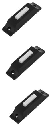 Ciieeo 3pcs Retro Doorbell Portable Doorbell Ring Doorbell Button Replacement Office Doorbell Traditional Doorbell Replacement Doorbell Button Doorbell Decorative Plastic Black