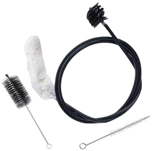 Trompeten-Reinigungsbürsten-Set,Trompete Reinigung Pflege Kit mit Mundstück,Trompetenbürste Reinigungsset von Trompete Bürste Mundstück Ventil Bürste flexibel Zubehör Pflege für Trompeten-Mundstück