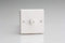 Varilight - 1 Gang 1 Way 250 Watt Fan Regulator Classic White Plastic White Fan Knob - HQ10