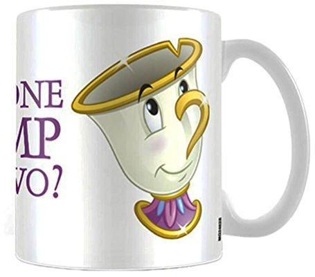 Pyramid International AFMG24628 Beauty and the Beast (Chip One Bulp Or Two) - Taza de cerámica (11 x 11 x 1,3 cm)