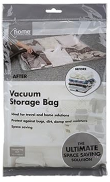 Clear Vacuum Storage Bags - 70 cm x 100 cm (1 Pc.) - Premium Quality & Durable Material - Perfect for Clothes, Bedding & More