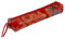 Clairefontaine 410100C Schlampermäppchen aus Leder Celeste Slim, 4 x 2,5 x 19,5cm, 1 Stück, Rot